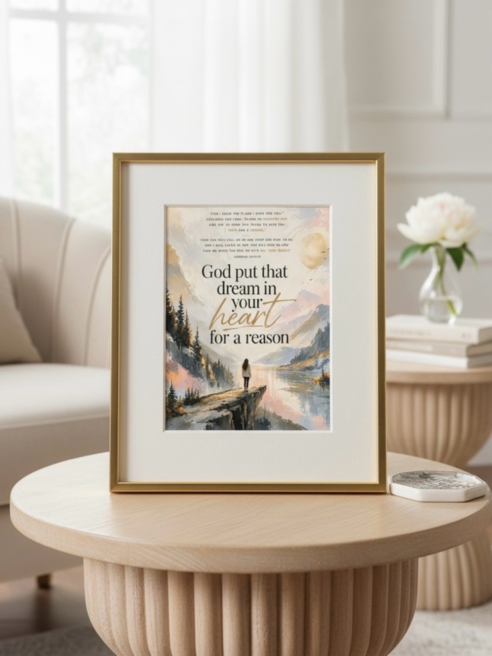 DDS Art Print, 8x10, Bible Verse, Paper Print, Unframed, Nature Series - Picture 4 of 6